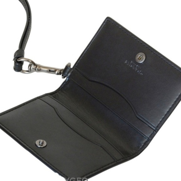 NWT Coach ID Lanyard Holder Wallet Card Case Black Gray Mens and Women’s - Picture 3 of 3
